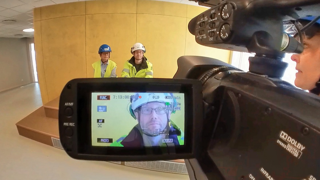 Filmning på Baggeboskolan i maj 2020.