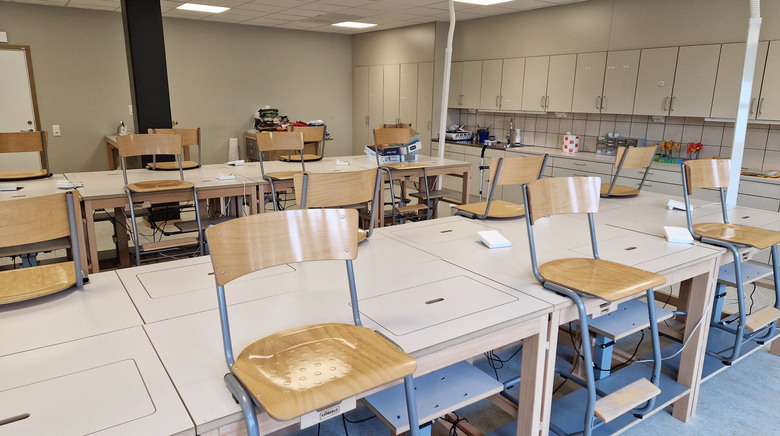 Textilslöjdsalen i Fågelvikskolan