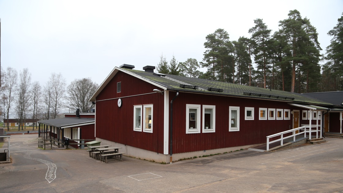 Ransbergs gamla skola den 11 november 2021.