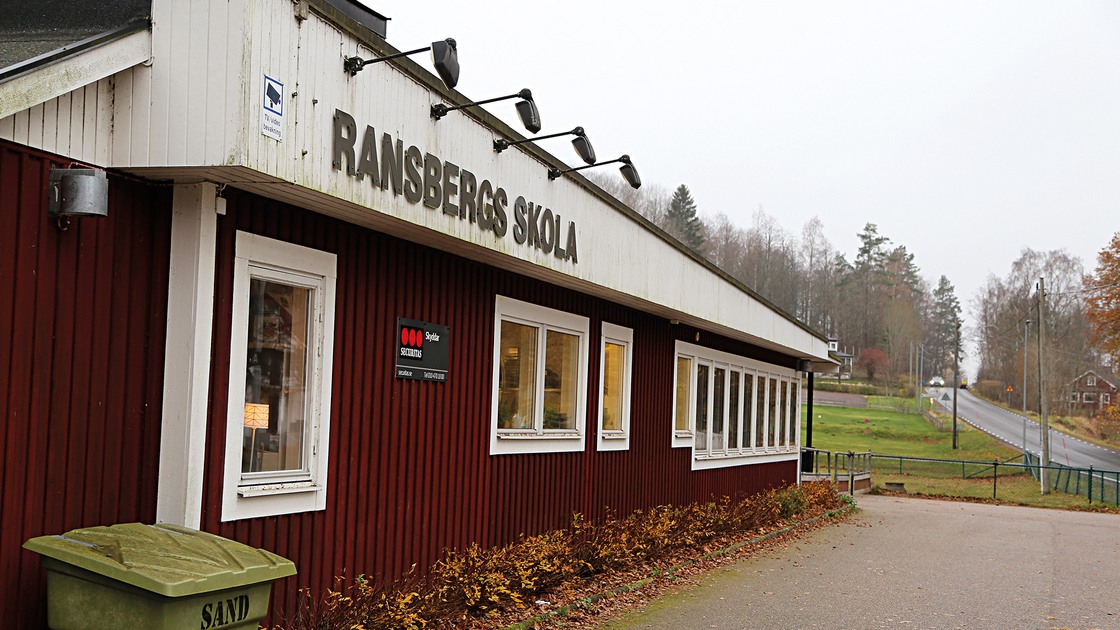 Ransbergs gamla skola den 11 november 2021.