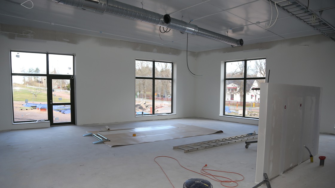 Ransbergsbygget den 27 april 2023.