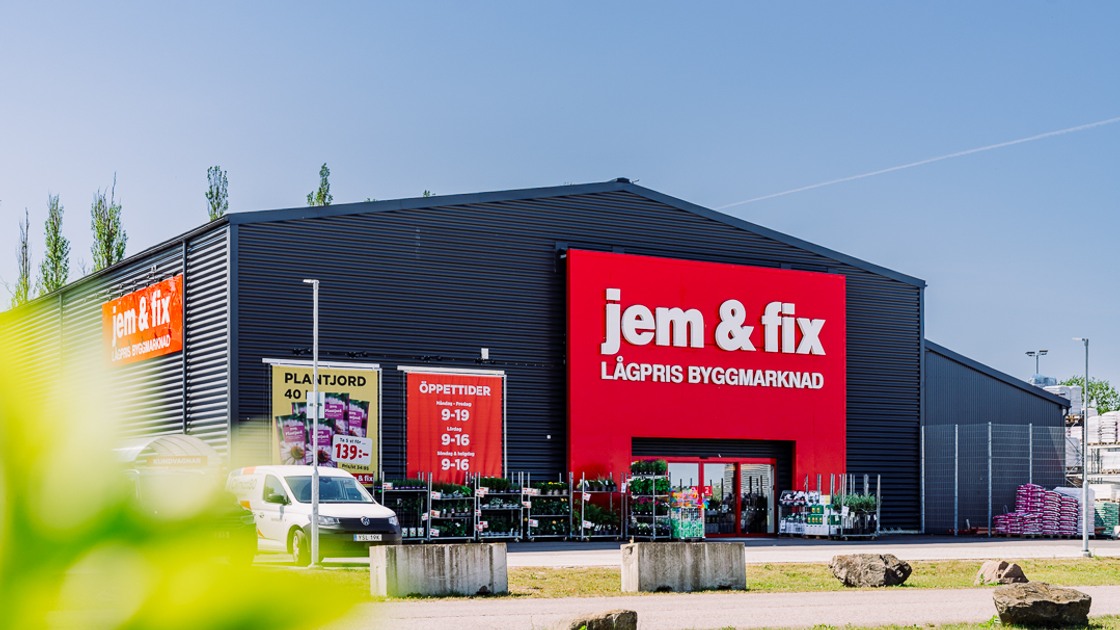 Bild på byggmarknaden jem & fix