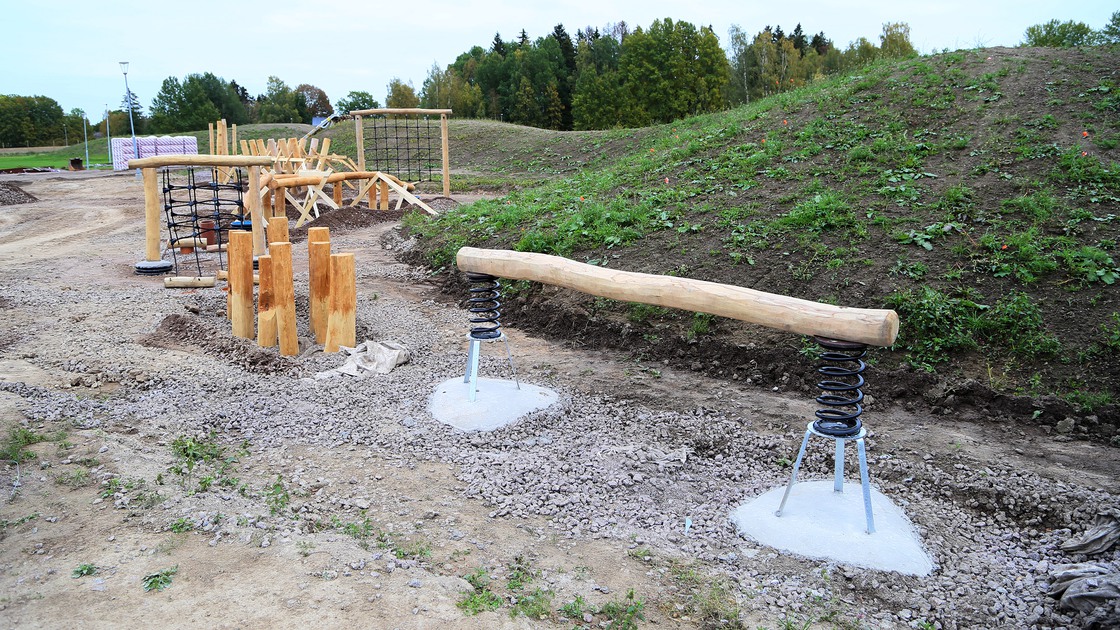 Lekutrustning på Baggeboskolan.