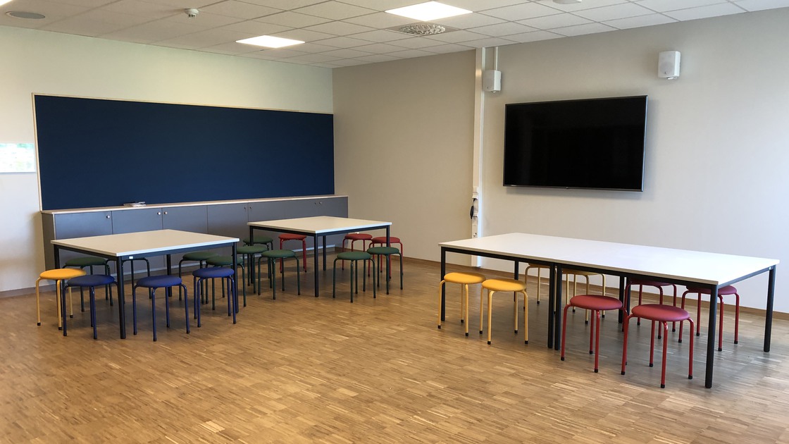 Tibromöbler i Baggeboskolan.