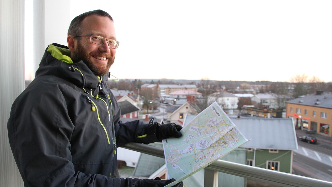 Samuel Willner uppmanar kommuninvånarna att tycka till om placeringen av kommunens nya skola.