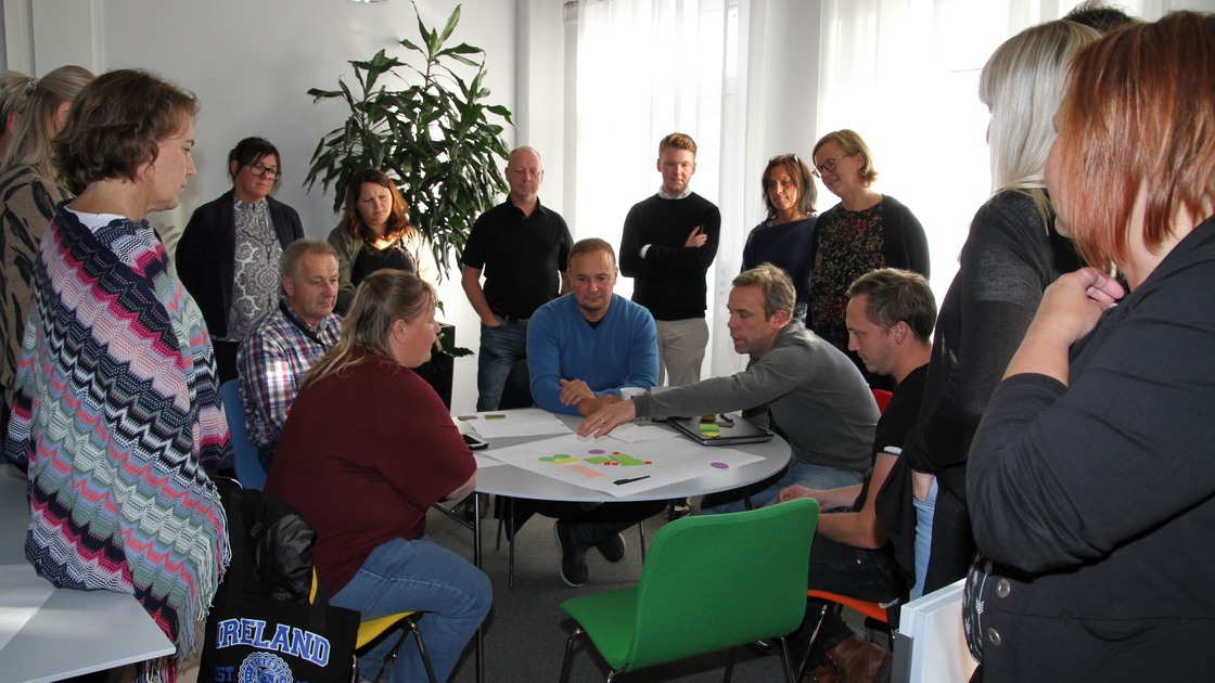 Personalworkshop om Baggeboskolans utformning.