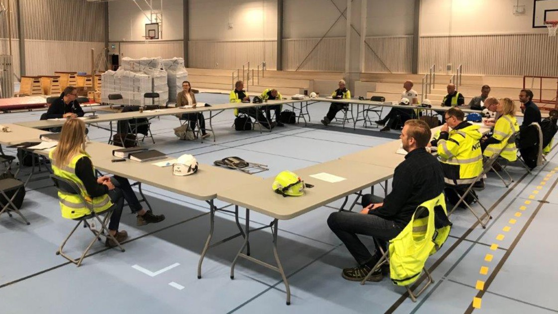 Slutbesiktning av Baggeboskolan.