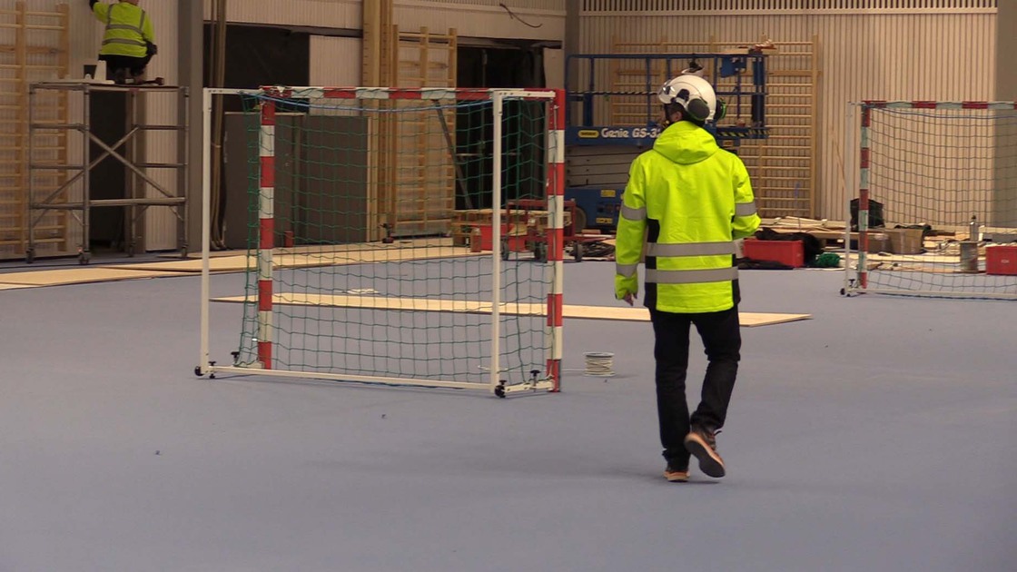 Filmning på Baggeboskolan i maj 2020.