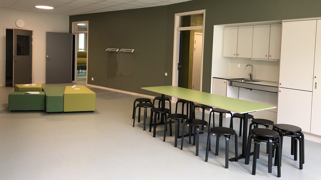 Tibromöbler i Baggeboskolan.