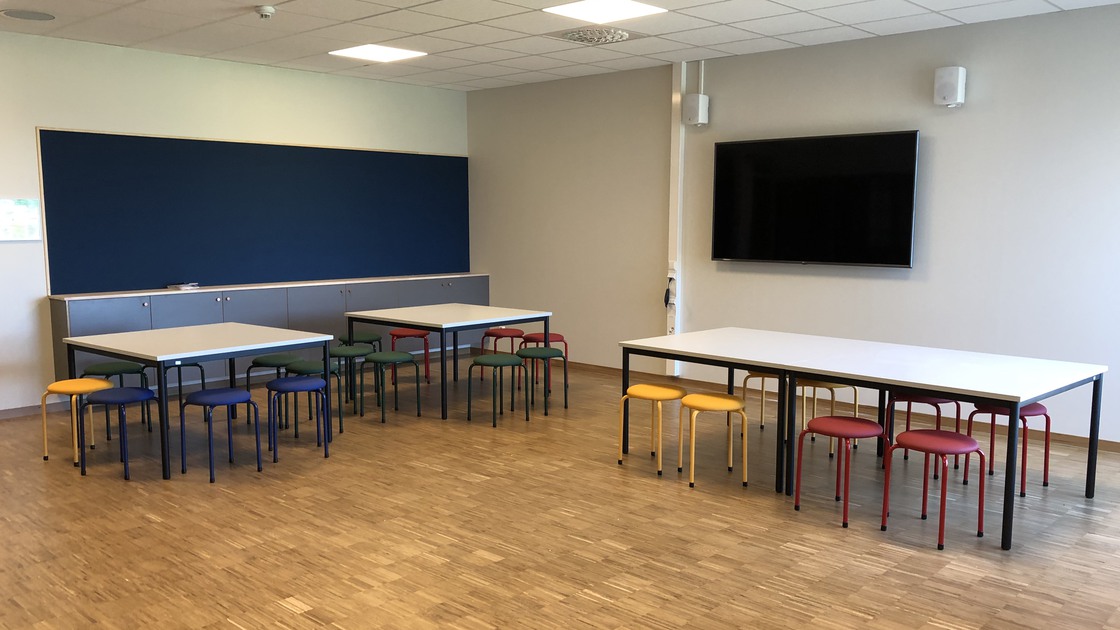 Tibromöbler i Baggeboskolan.