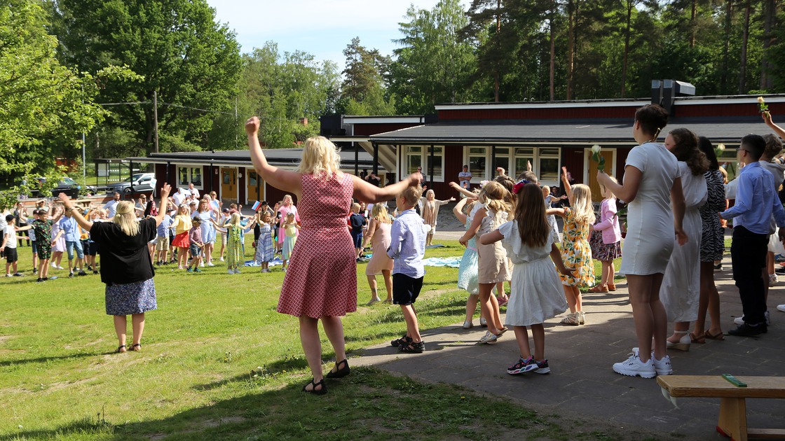 Sista skolavslutningen på Ransbergs skola 10 juni 2021.