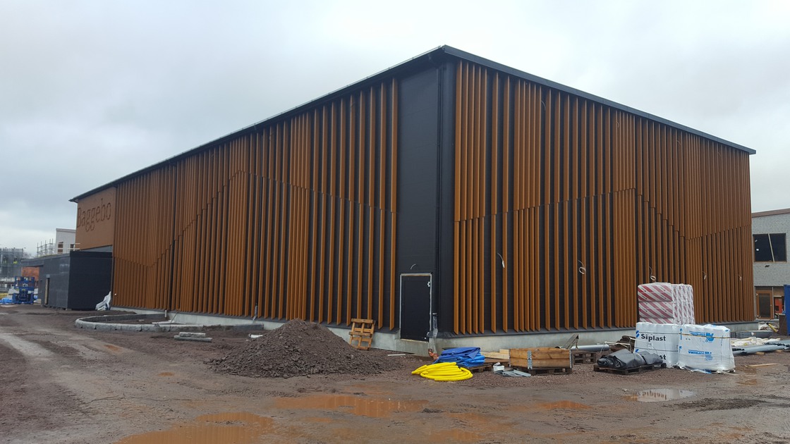 Baggeboskolans idrottshall i december 2019.