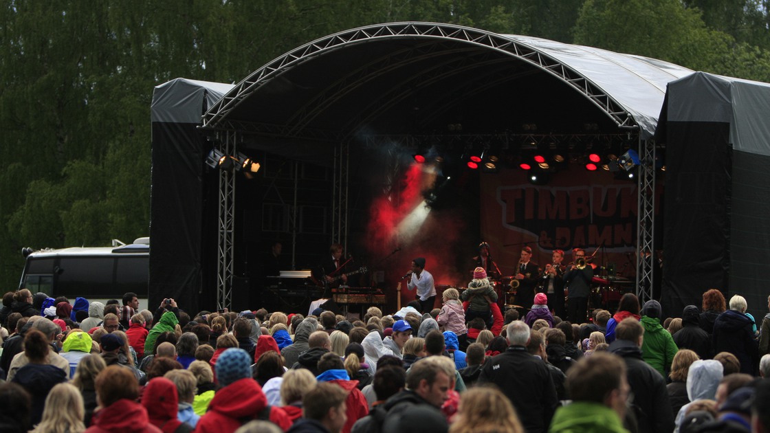 Scenshow med Timbuktu på Ånaplan 2012.