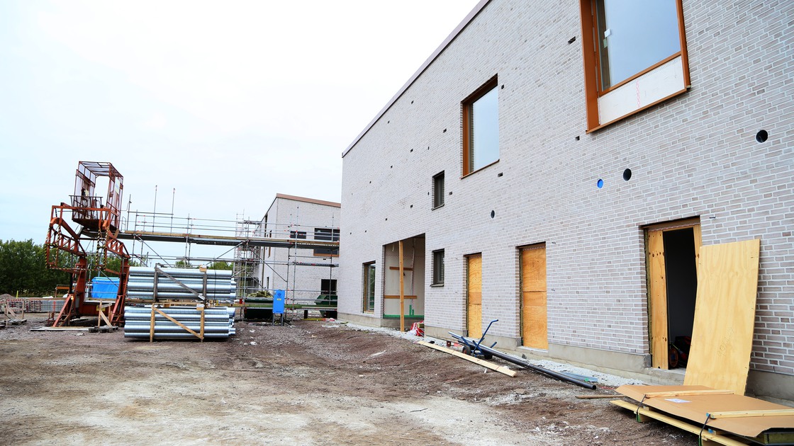 Norra fasaden på Baggeboskolan.