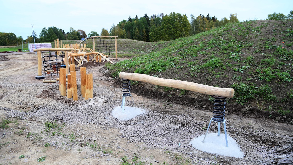 Lekutrustning på Baggeboskolan.