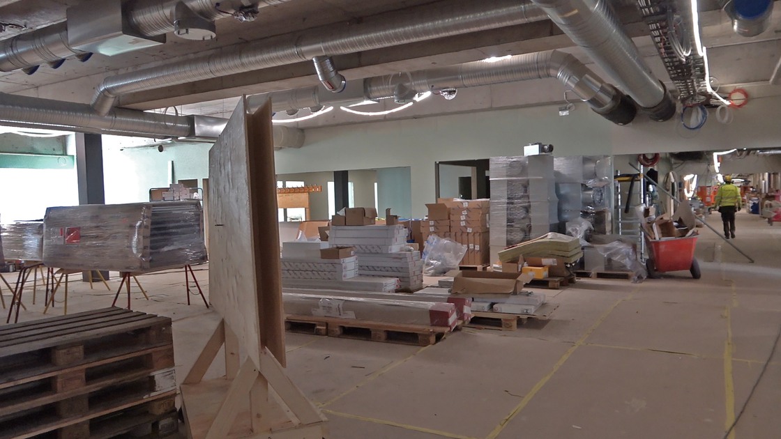 Lokaler som byggs om i Fågelvikskolan.