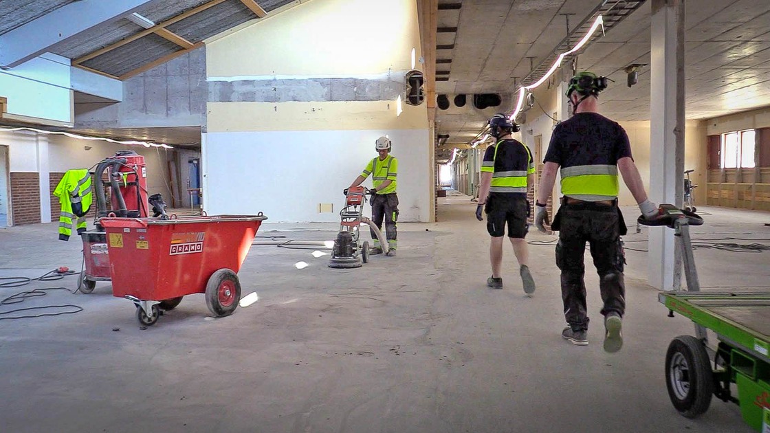 Fågelviksbygget den 22 april 2022.