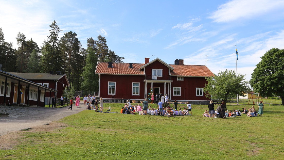 Sista skolavslutningen på Ransbergs skola 10 juni 2021.