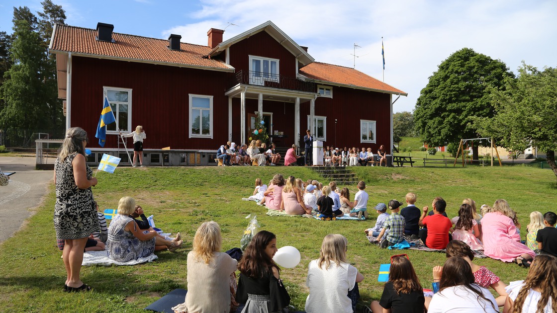 Sista skolavslutningen på Ransbergs skola 10 juni 2021.
