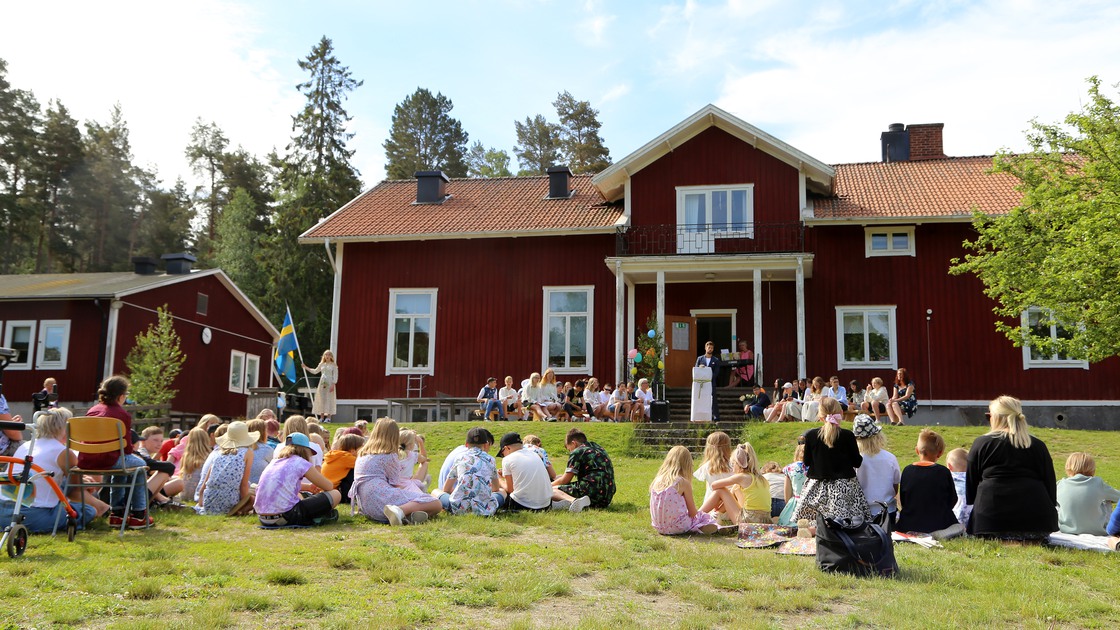 Sista skolavslutningen på Ransbergs skola 10 juni 2021.