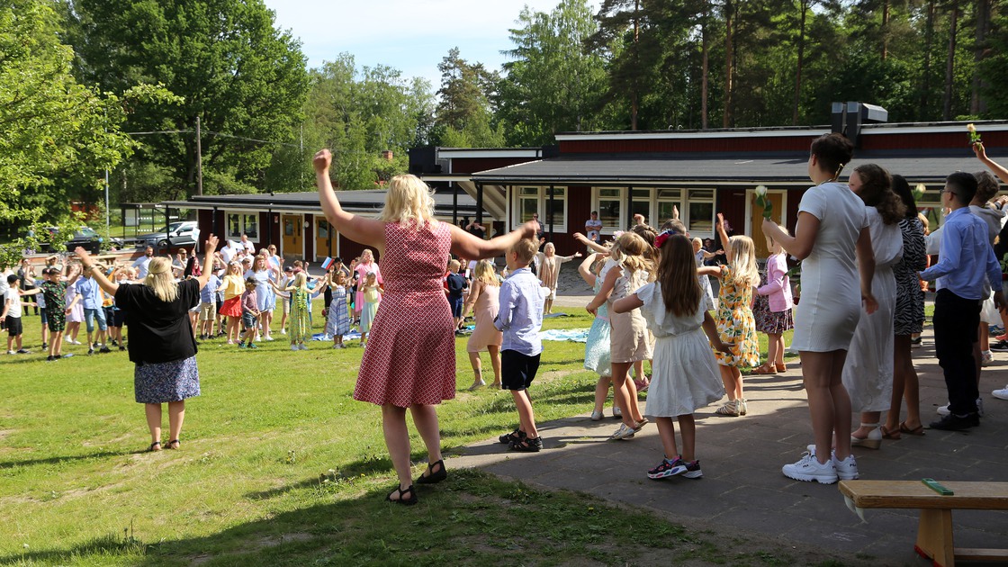 Sista skolavslutningen på Ransbergs skola 10 juni 2021.