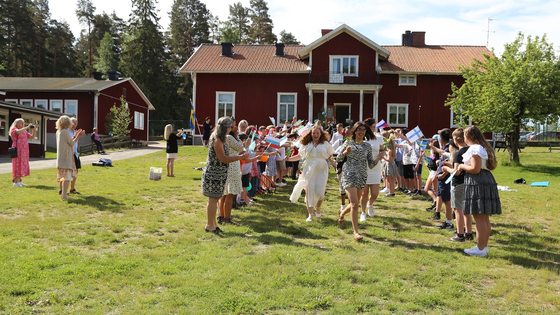 Sista skolavslutningen på Ransbergs skola 10 juni 2021.