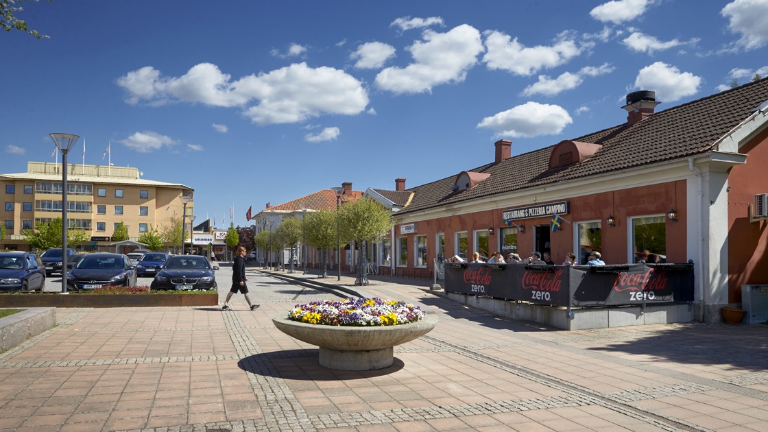 Stora torget i Tibro.