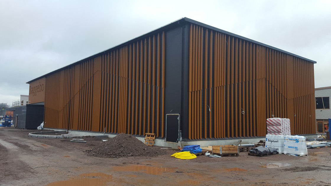 Baggeboskolans idrottshall i december 2019.