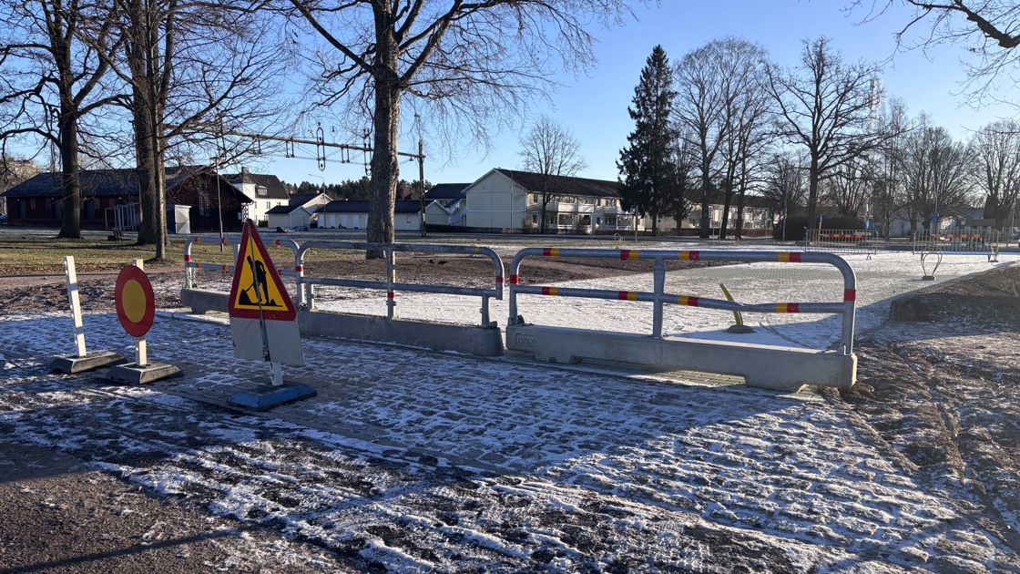 Avstängning av Centrumgatan i Tibro centrum 