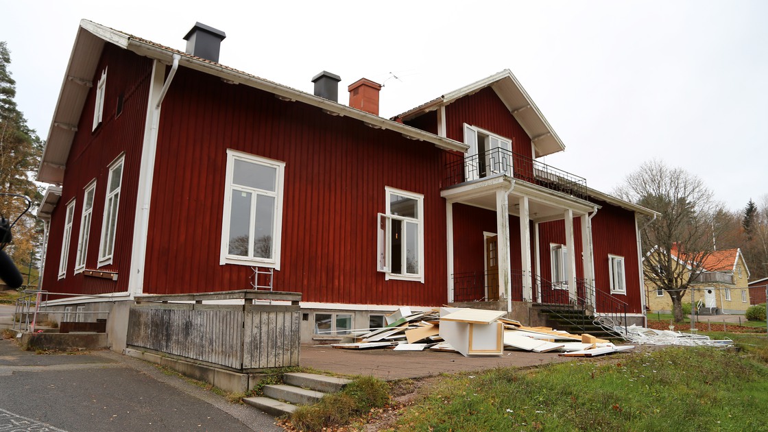 Rivning av Ransbergs skola 2021-22