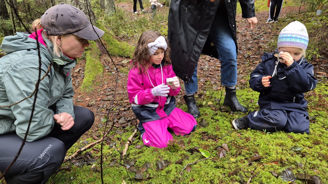 Invigning av Jättens stig på Rankås friluftsområde den 30 oktober 2025.