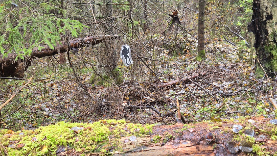 Invigning av Jättens stig på Rankås friluftsområde den 30 oktober 2025.