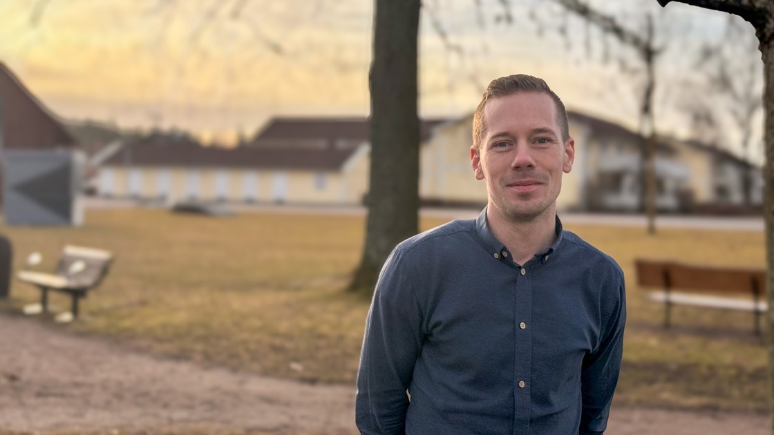 Chef Kim Olsson i Järnvägsparken